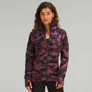 Lululemon Women's Scuba Full-Zip Hoodie - Red Camo